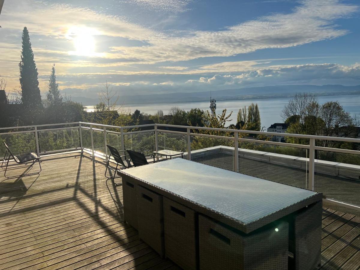Leman Panoramique Avec Terrasse A Deux Pas Du Centre-ville * Évian-les-Bains